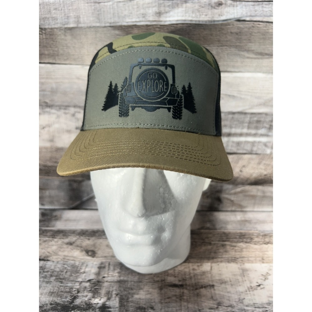 Go Explore Camouflage Trucker Hat‎